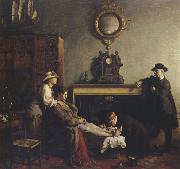 Sir William Orpen A Mere Fracture painting